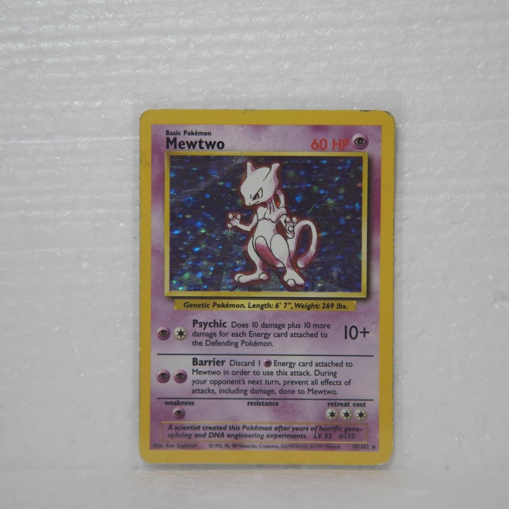 Mewtwo Holo 10/102 & Mew Promo Ultra Rare